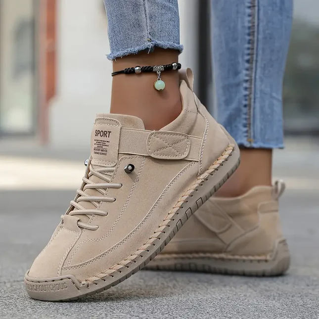 Mila | Women's Casual Low-Top Sneakers with Lace-Up Design and Flexible Sole