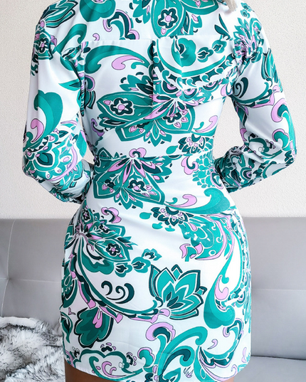 Mira | V-Neck Wrap Dress with Tie Waist