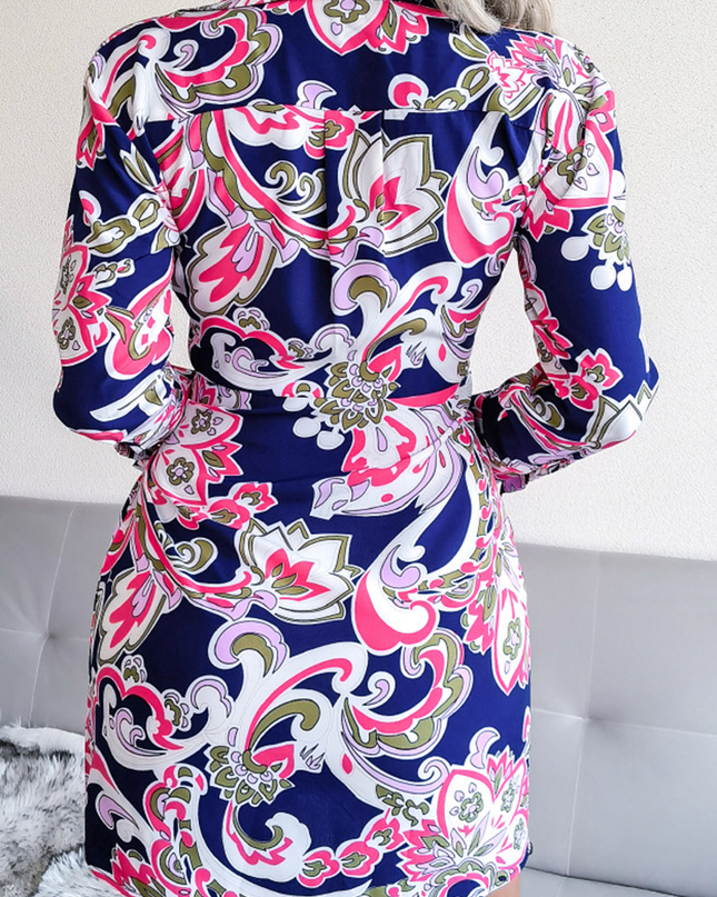 Mira | V-Neck Wrap Dress with Tie Waist
