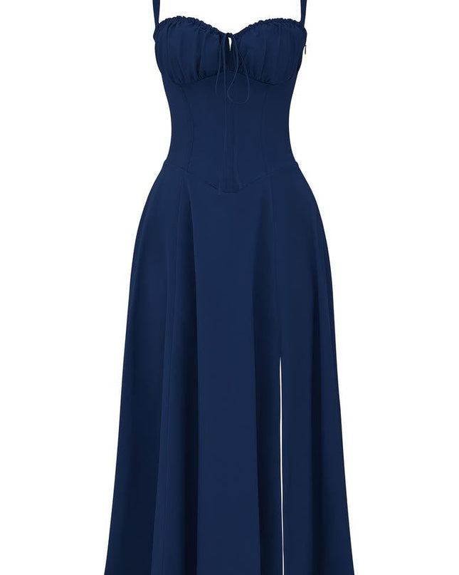 Bonnie | Floral Chic Corset Midi Dress
