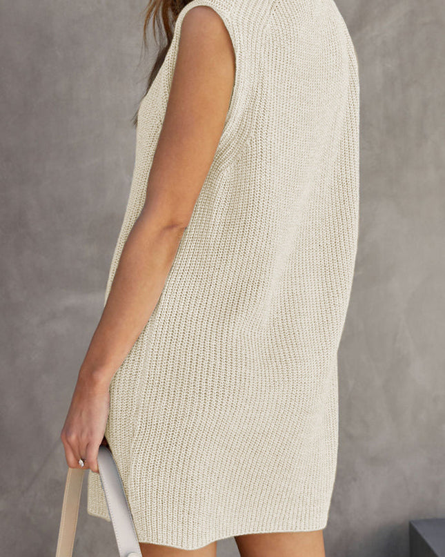 Nova | Knitted Sweater Dress Sleeveless