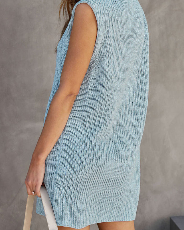 Nova | Knitted Sweater Dress Sleeveless