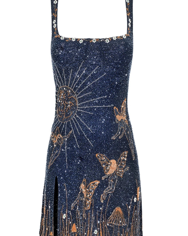Nova | Mini Dress Square Neckline Evening