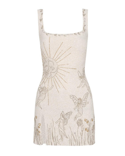 Nova | Mini Dress Square Neckline Evening