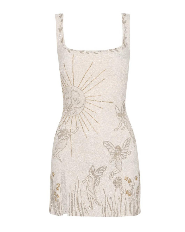 Nova | Mini Dress Square Neckline Evening