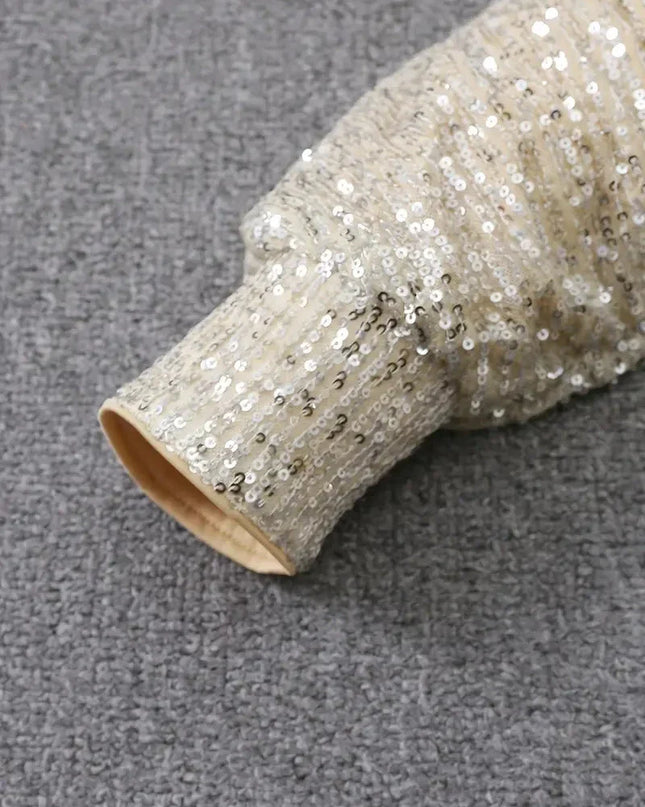 Nova | Sequin Dress Knee-Length Elegant