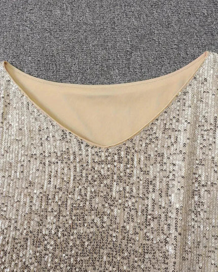 Nova | Sequin Dress Knee-Length Elegant