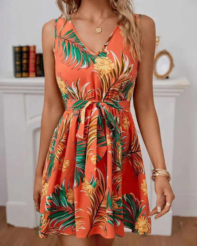 Nova | Sleeveless V-Neck Mini Dress