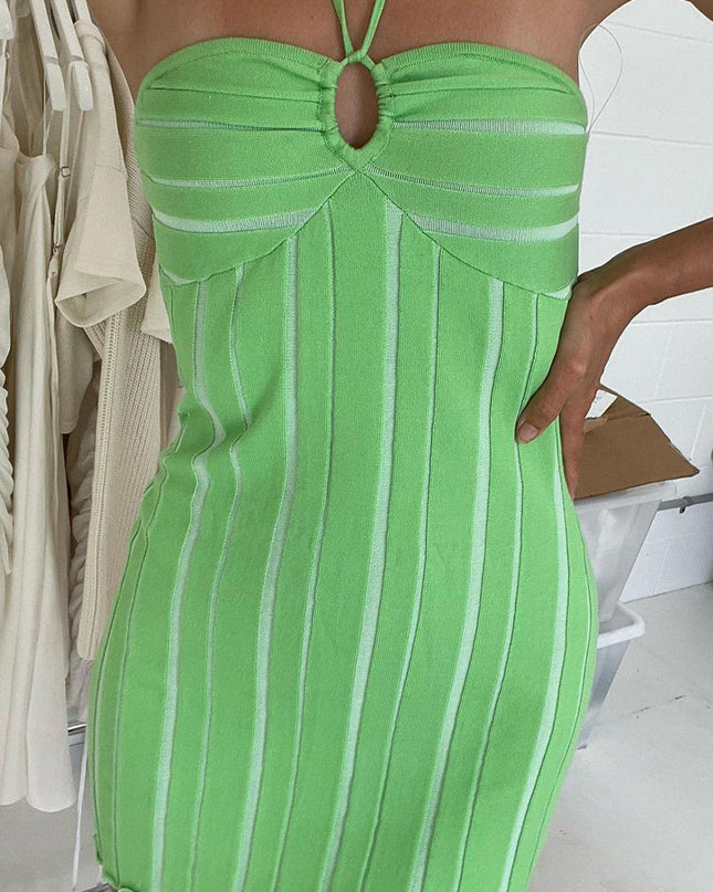 Nova | Strapless Ribbed Mini Dress