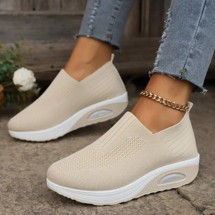 Nova | Women's Lightweight Slip-On Walking Shoes with Breathable Knit Design