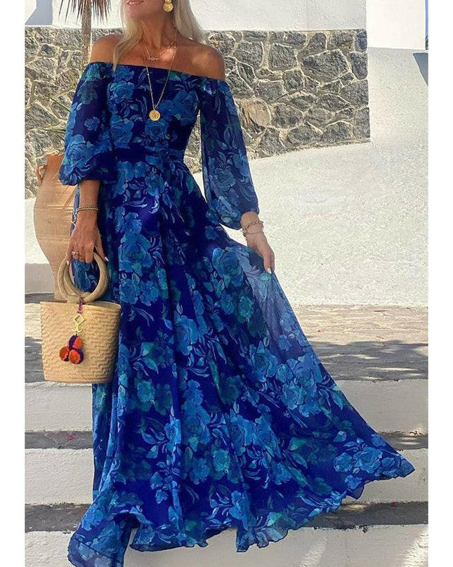 Penelope - Floral Off-Shoulder Maxi Dress