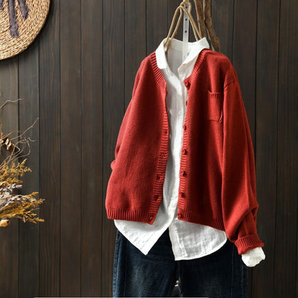 Sarah | Comfy Knit Cardigan with Button Detail for Women