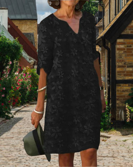 Hazel | Women Casual Floral Pattern Midi Dress