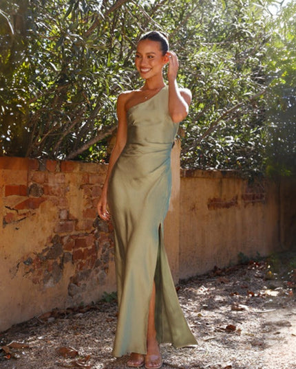 Julia | Spring Women One Shoulder Maxi Dress