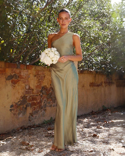 Julia | Spring Women One Shoulder Maxi Dress