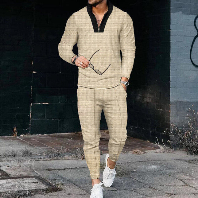 Stylish and Comfortable Men's Two-Piece Outfit | Leo