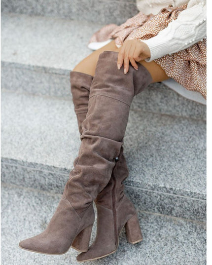 Audrey | Women’s Over The Knee High Heel Boots