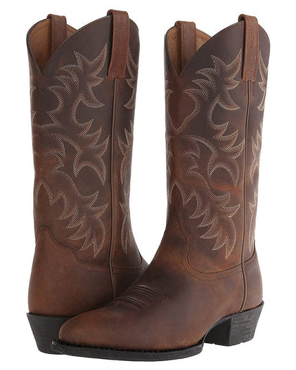 Donna | Women’s Classic Western Boots with Embroidery