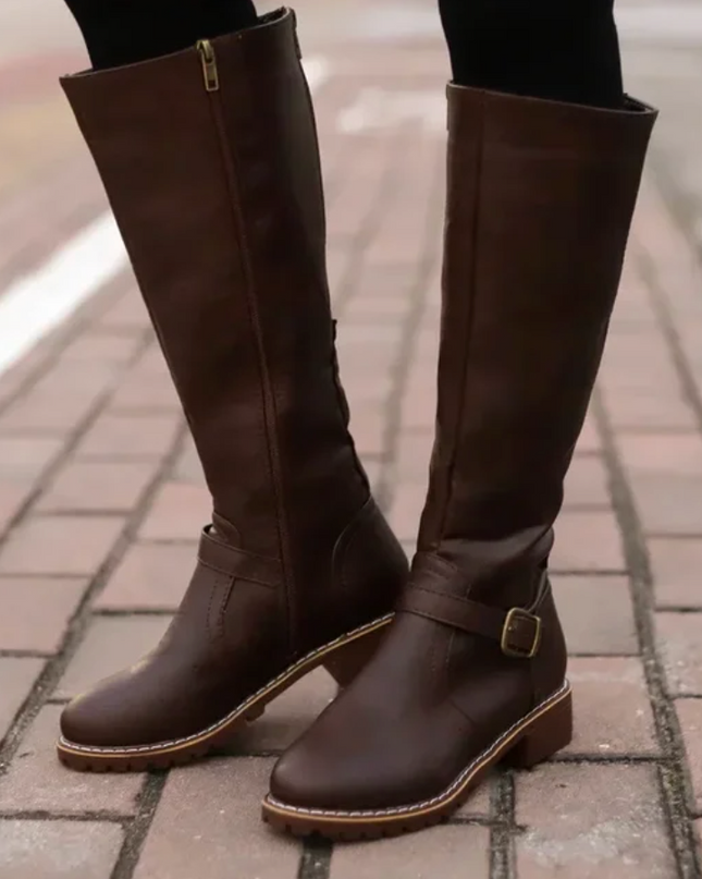 Chloe | Stylish Women's Knee-High Leather Boots