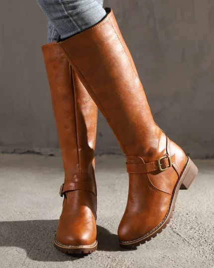 Chloe | Stylish Women's Knee-High Leather Boots