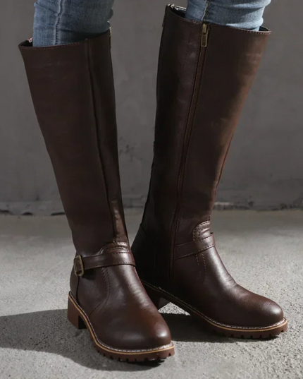 Chloe | Stylish Women's Knee-High Leather Boots